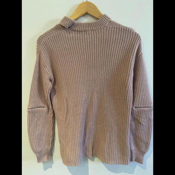 Guess Sweater in Pink with Zips - Picture 7 of 7